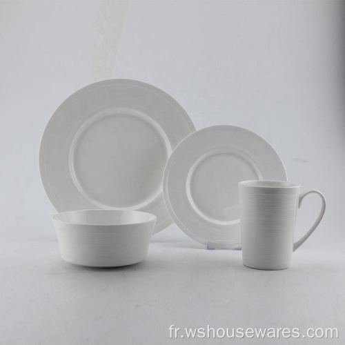 16pcs en gros en porcelaine en porcelaine